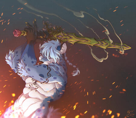 Classic Halfbody (Plain BG + effects)